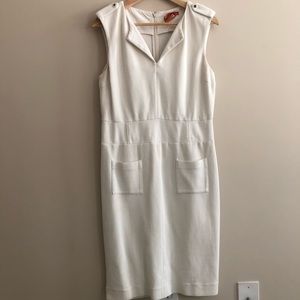 White Tory Burch Shiftdress